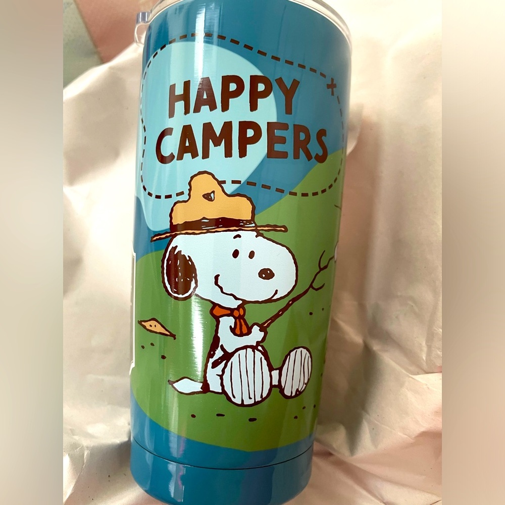 Snoopy Happy Campers tumbler
